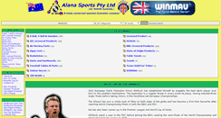 Desktop Screenshot of alanasports.com.au